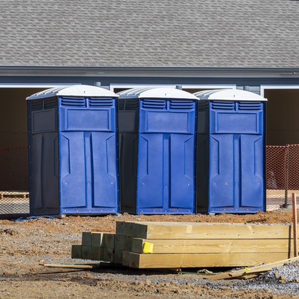 is there a specific order in which to place multiple portable toilets in Washington Heights New York